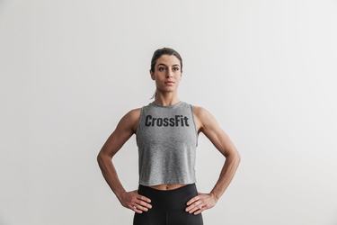 Nobull Crossfit® Muscle Women's Tank Tops Grey | Australia (MG9642)